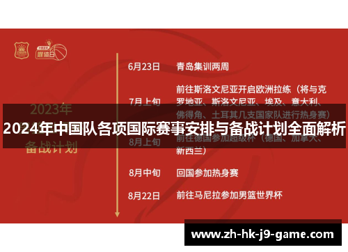 2024年中国队各项国际赛事安排与备战计划全面解析 2024年中国队各项国际赛事安排与备战计划全面解析